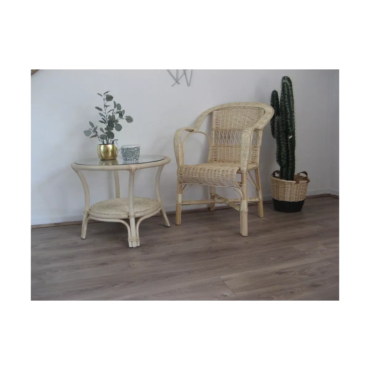 Table Basse Wangoon 66x66 Naturel