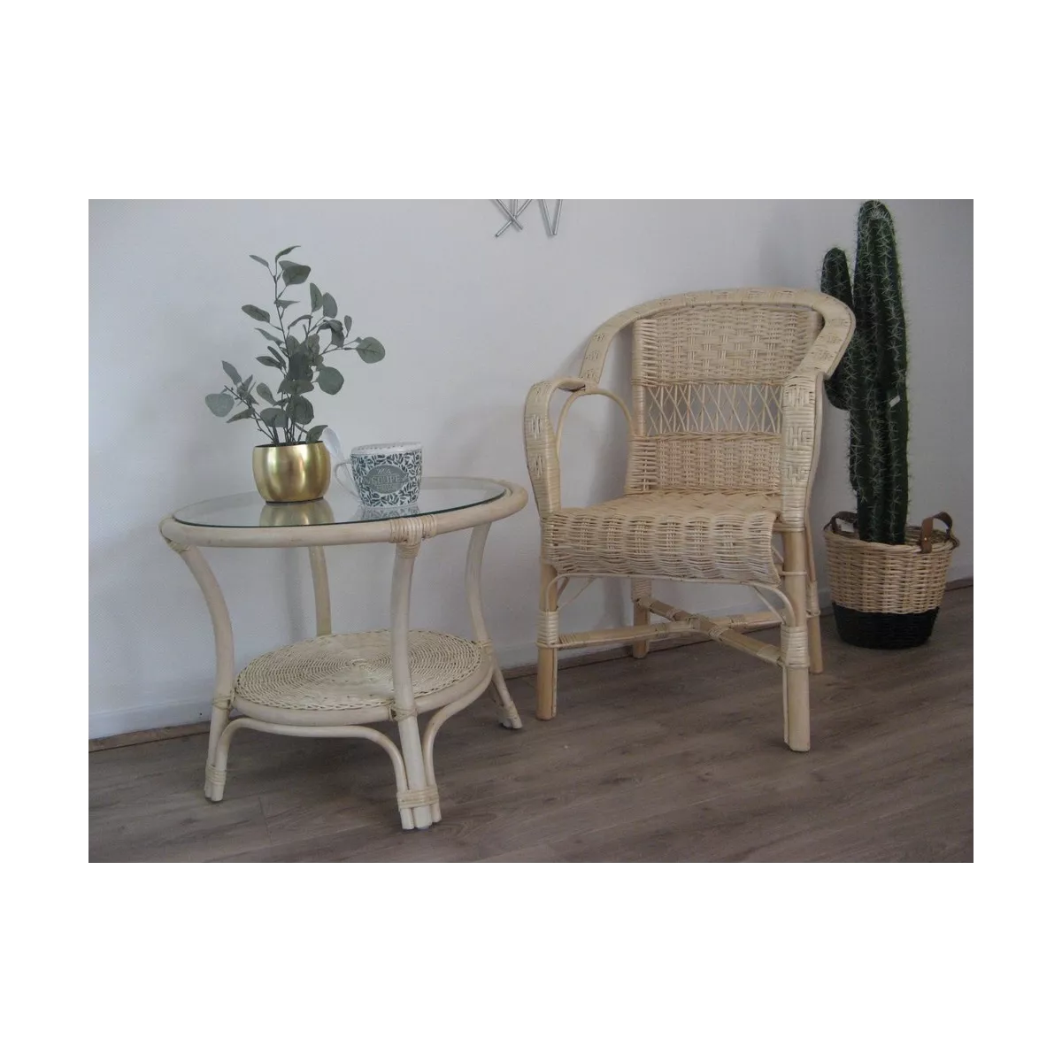Table Basse Wangoon 66x66 Naturel