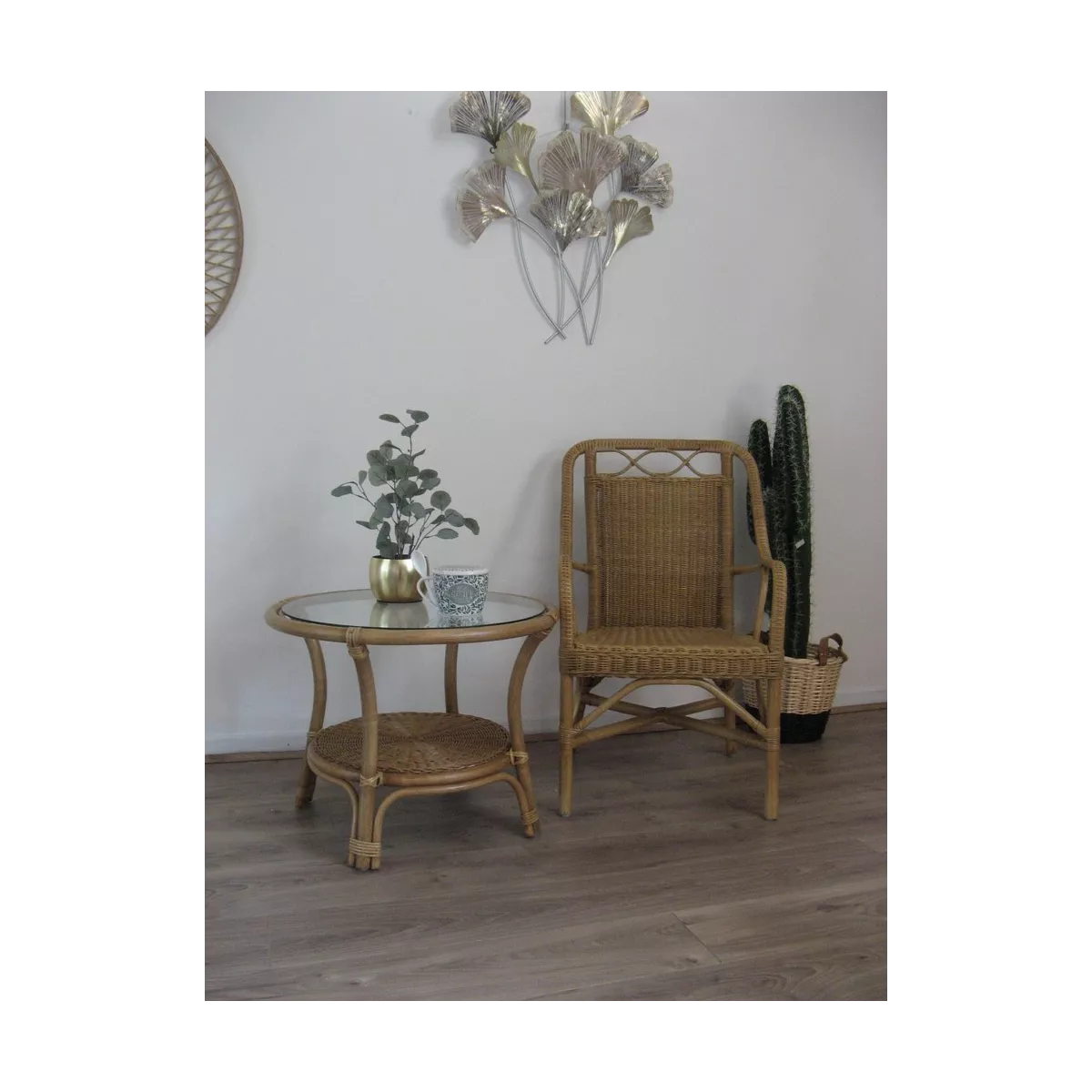 Fauteuil Octaviany Noisette