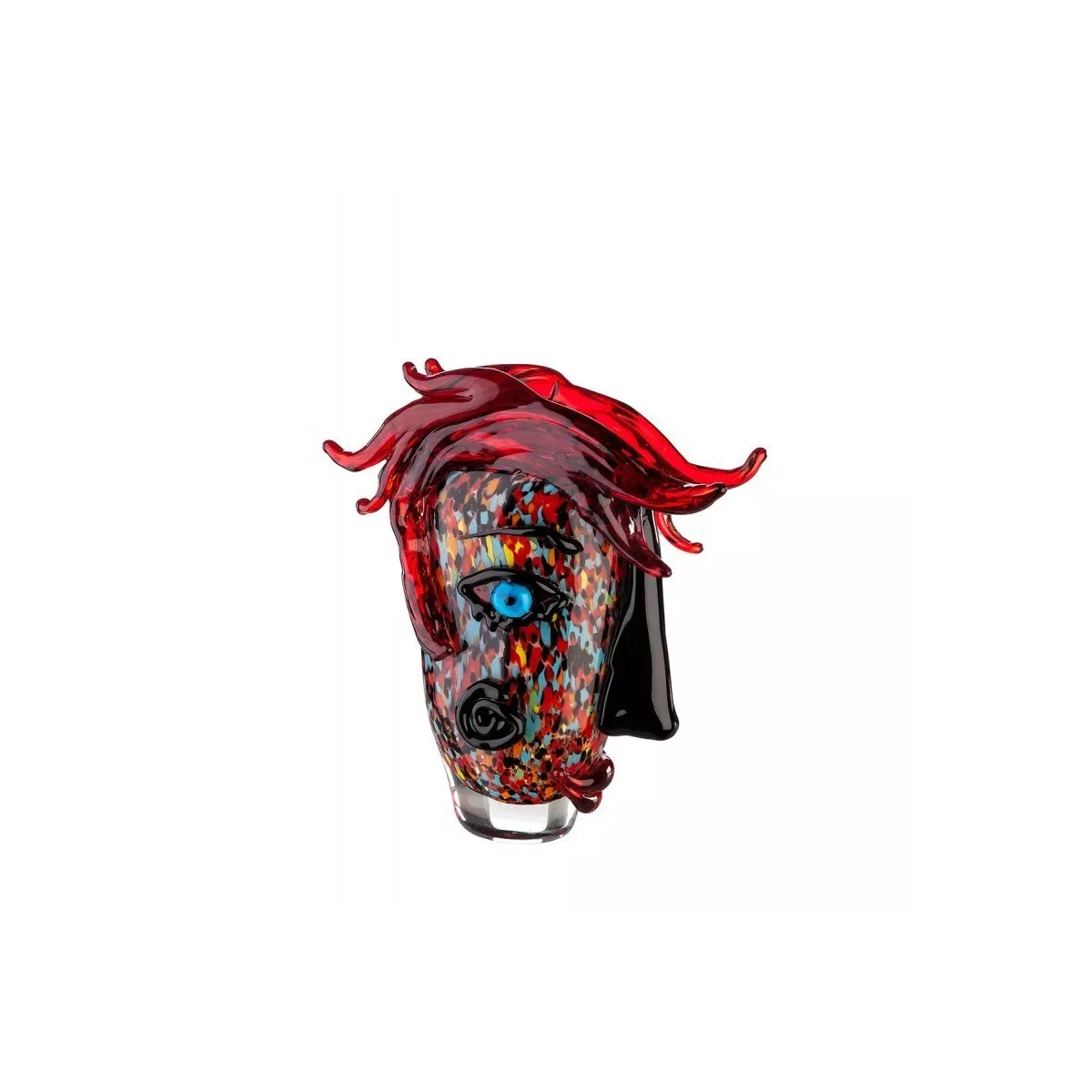 Vase Pâte de verre Confuso H31 cm
