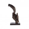 Sculpture Two Hands Bronze H.29cm