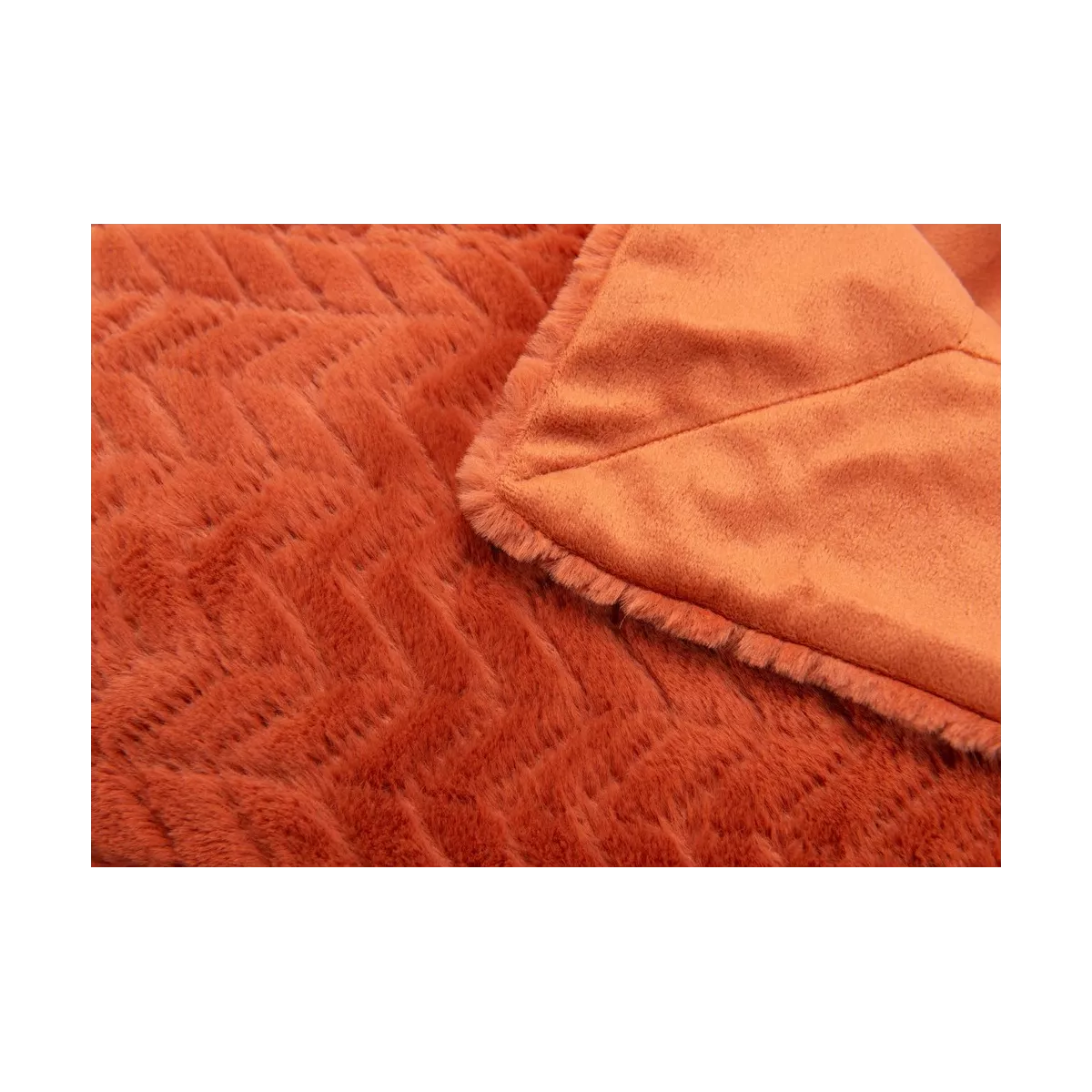 Plaid Chevron Teracota 130x170