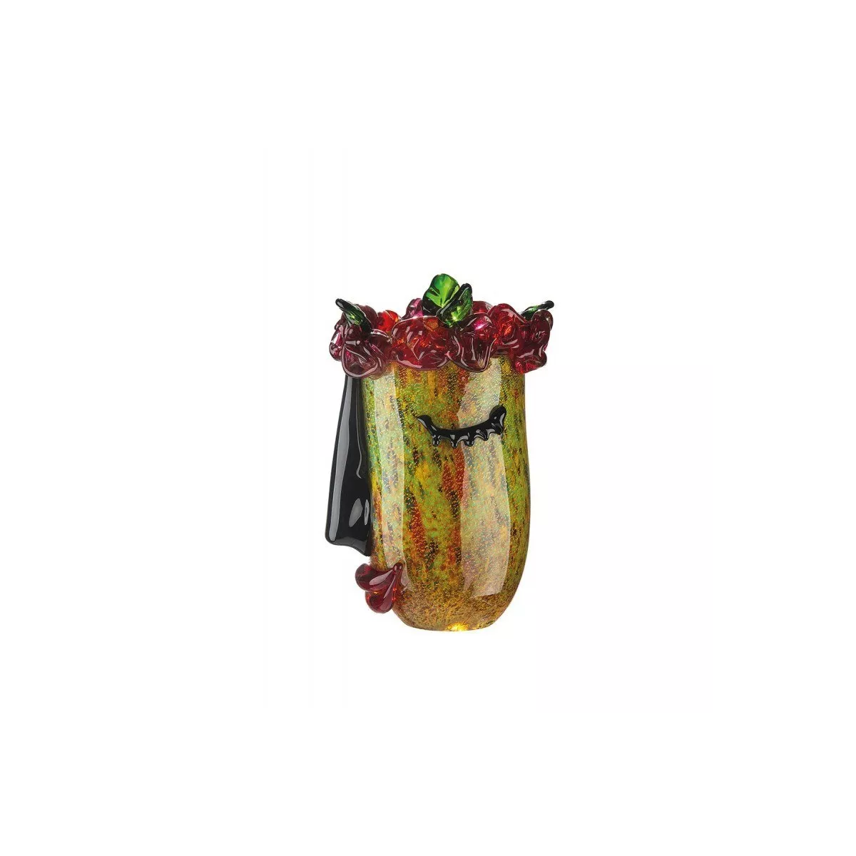 Vase Pâte de verre Flora H.32 cm