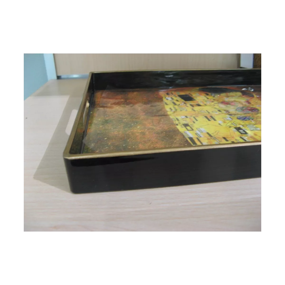 Plateau Rectangualire Klimt Le Baiser 40x26
