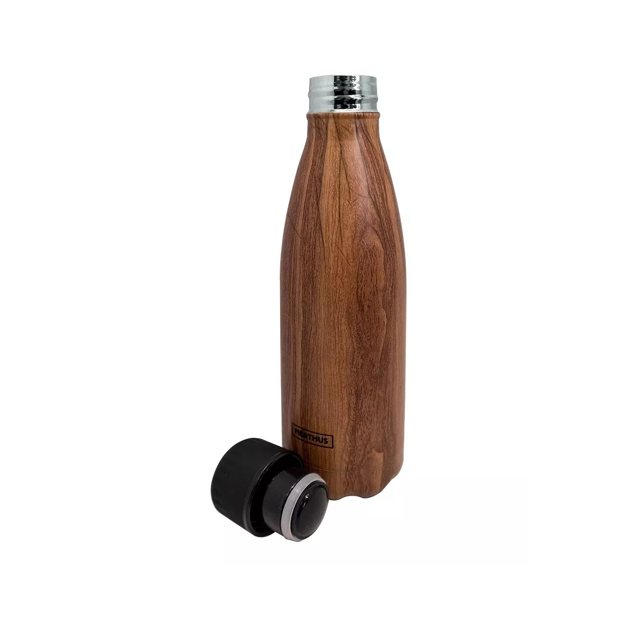 Bouteille Inox décor bois 500ml