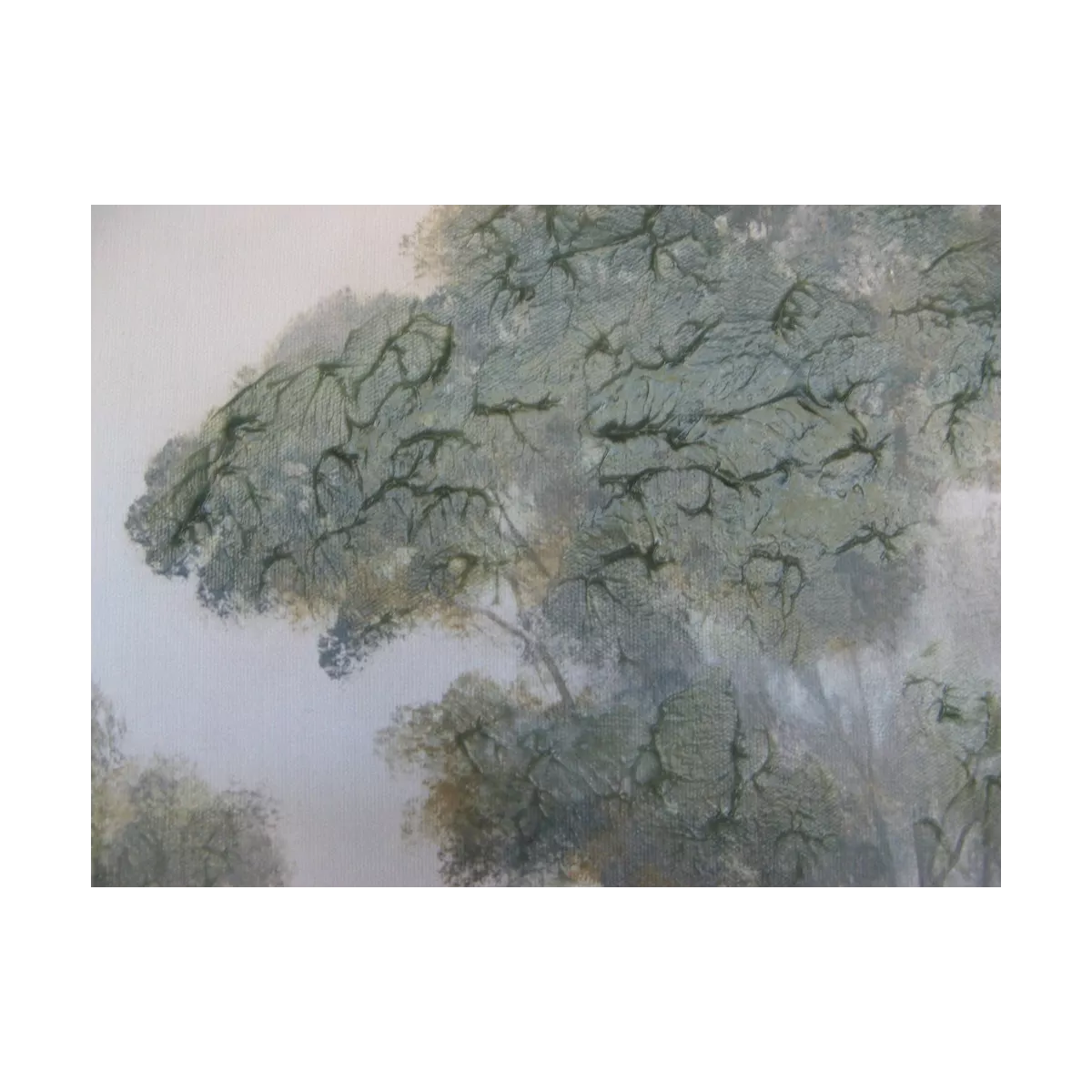 Tableau Arbres dans la brume 94x74
