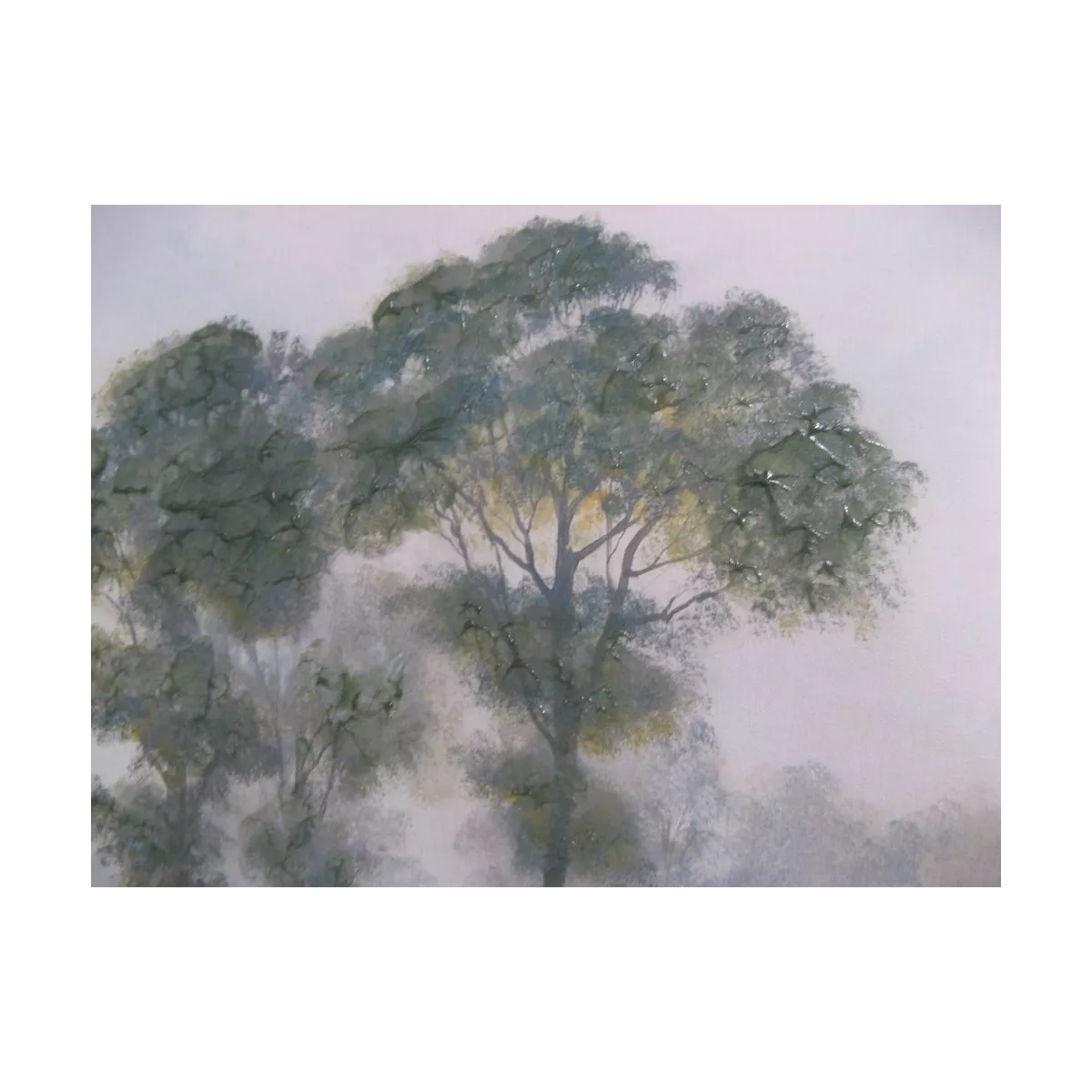 Tableau Arbres dans la brume 94x74
