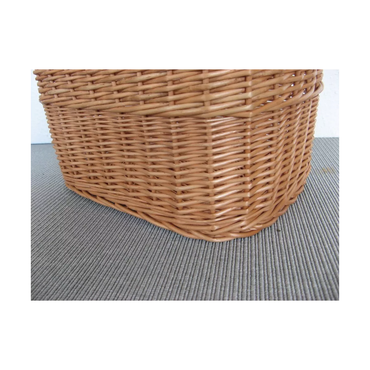 Panier Marius Rectangulaire en osier Roux 43x27