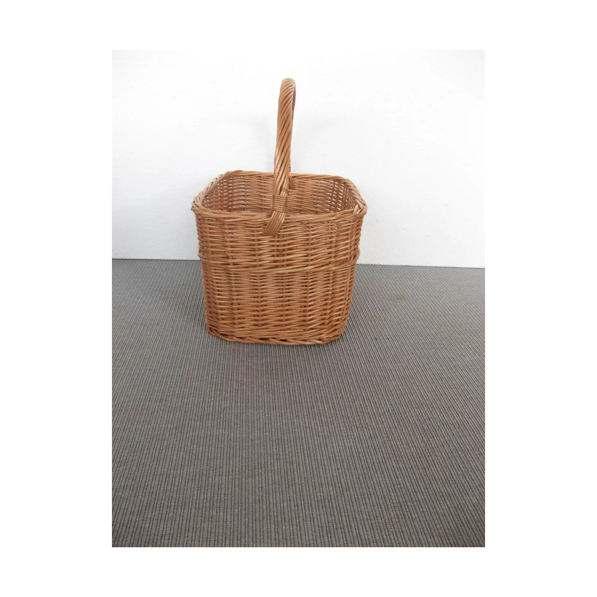 Panier Marius Rectangulaire en osier Roux 43x27