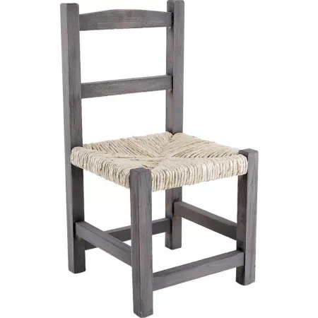 Chaise Enfant Hêtre Gris