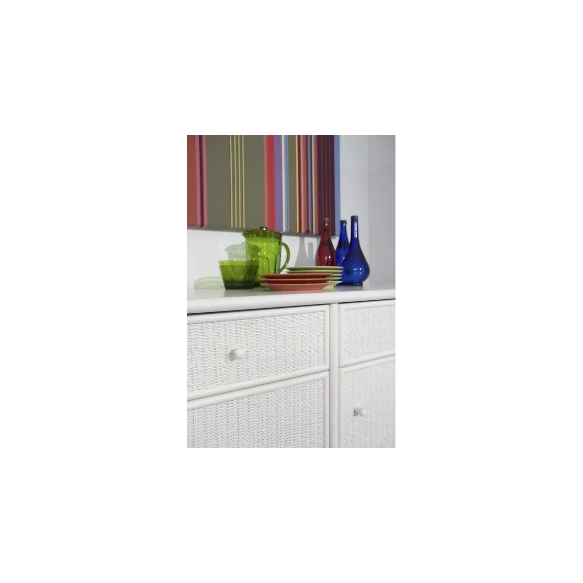 Bahut Bandar 127cm Ivoire