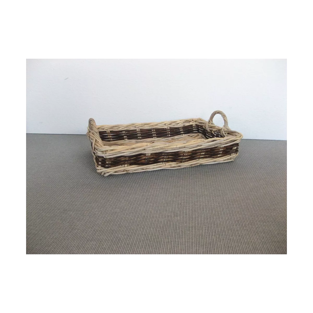 Plateau en Rotin Naturel 50x34