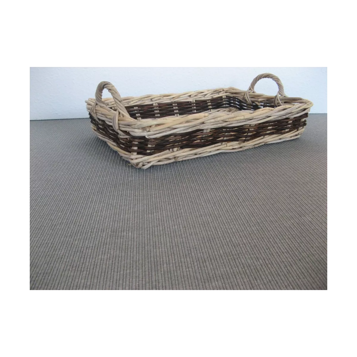 Plateau en Rotin Naturel 50x34