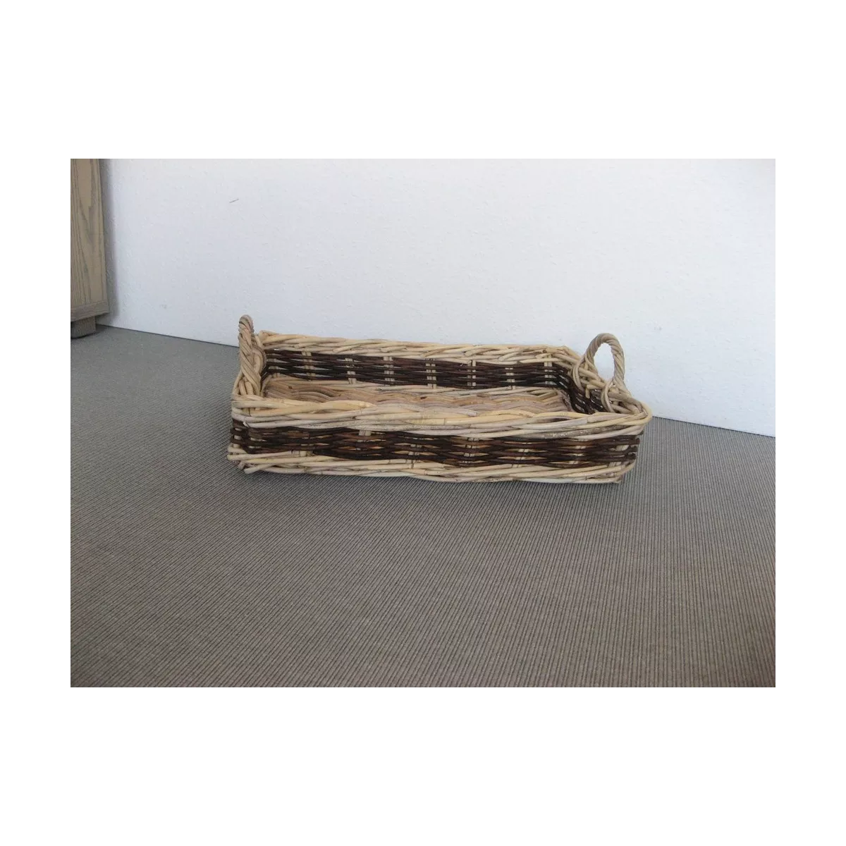 Plateau en Rotin Naturel 50x34