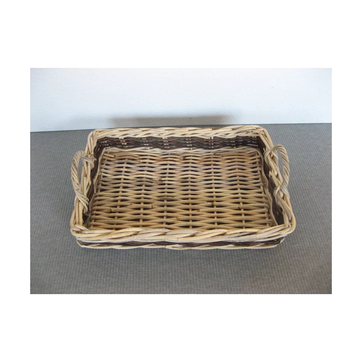 Plateau en Rotin Naturel 50x34