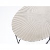 Série de 2 Tables Basses Lucile en Aluminium Gris