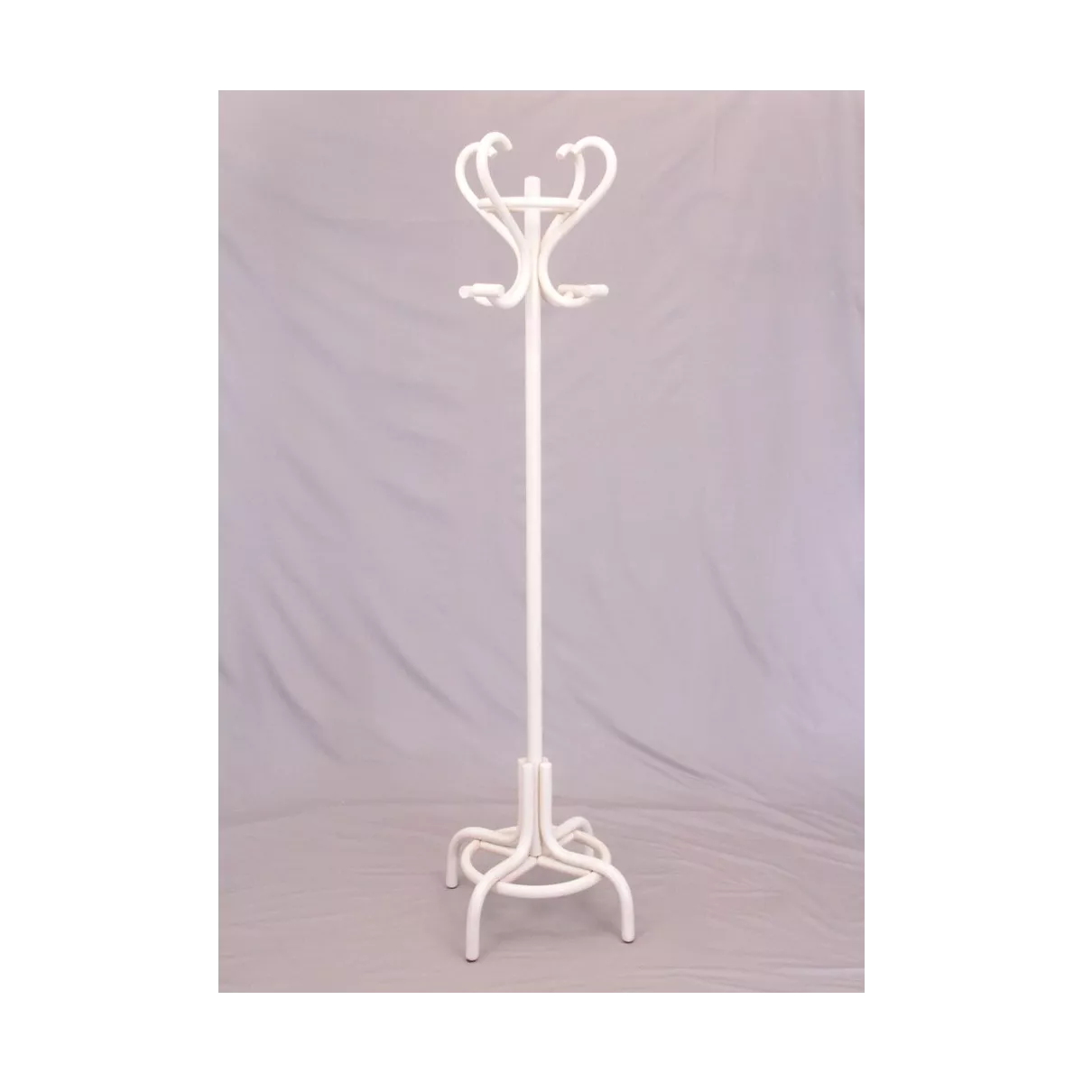 Porte  Manteaux Rotin Coloris Blanc