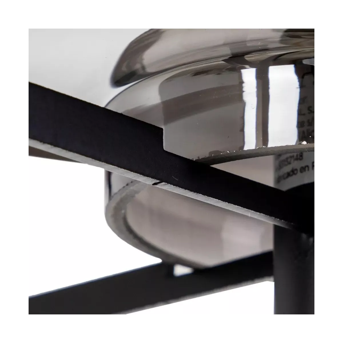 Lampe sur pied Grise H.47 cm