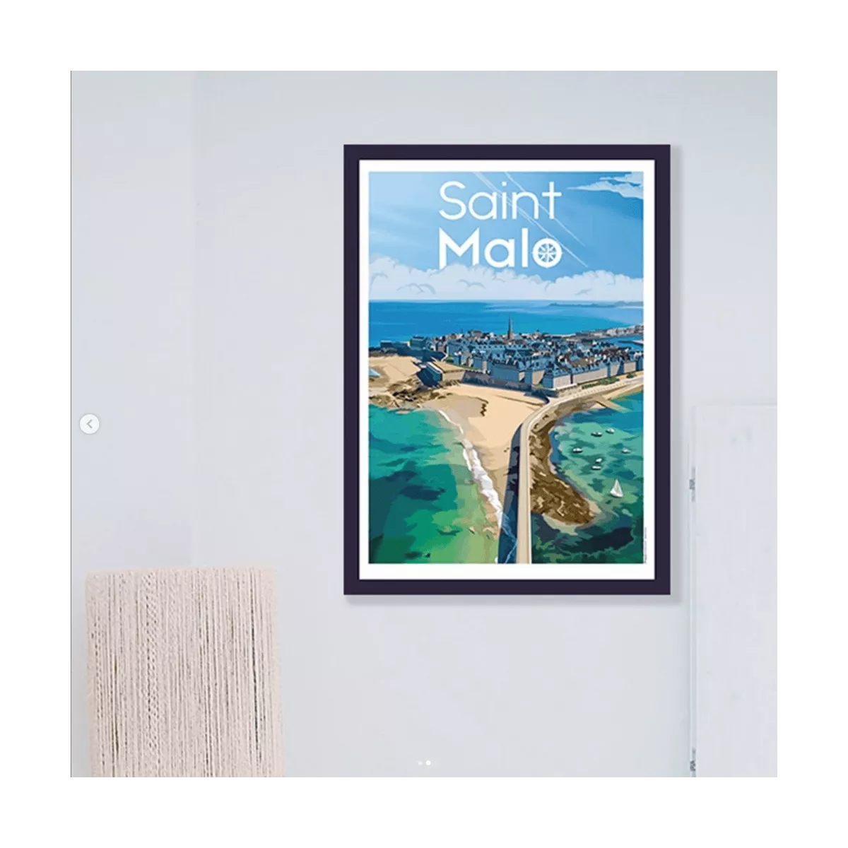 Tableau Poster Saint Malo 50x70