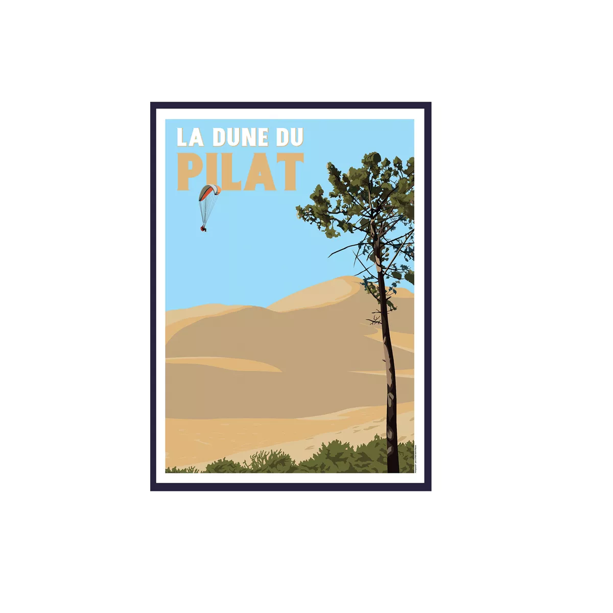 Tableau Poster La Dune du Pilat 50x70
