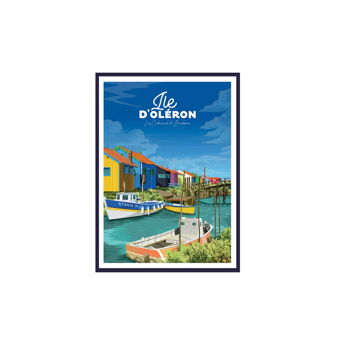 Tableau Poster Ile d'Oléron 50x70