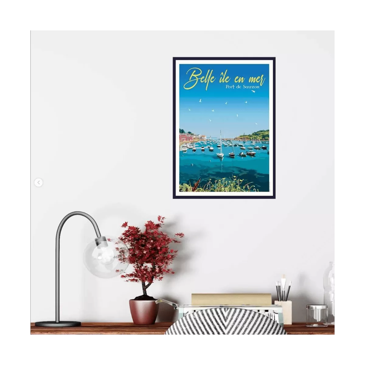 Tableau Poster Belle île en Mer 50x70