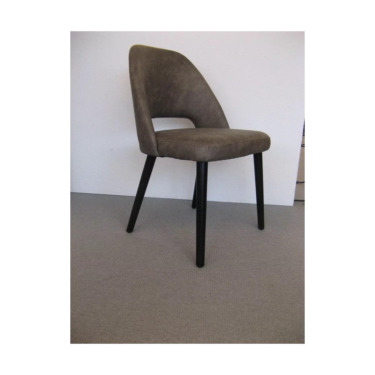 Chaise Joy Simili Marron