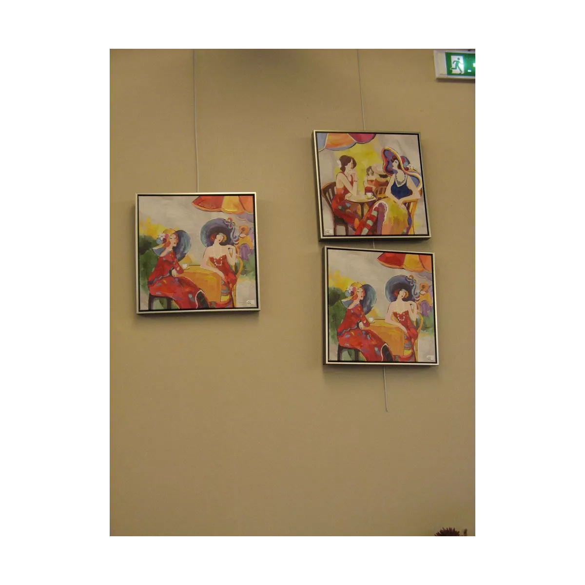 Tableau Parisiennes 40x40
