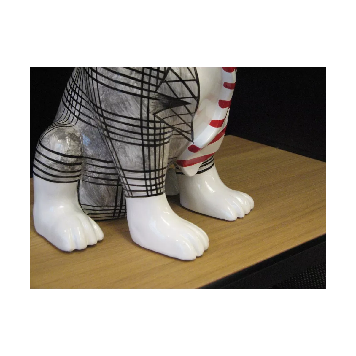 Sculpture Bulldog Karl Echarpe H.20