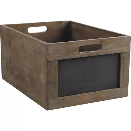 Casier Bois et tableau noir 39x24