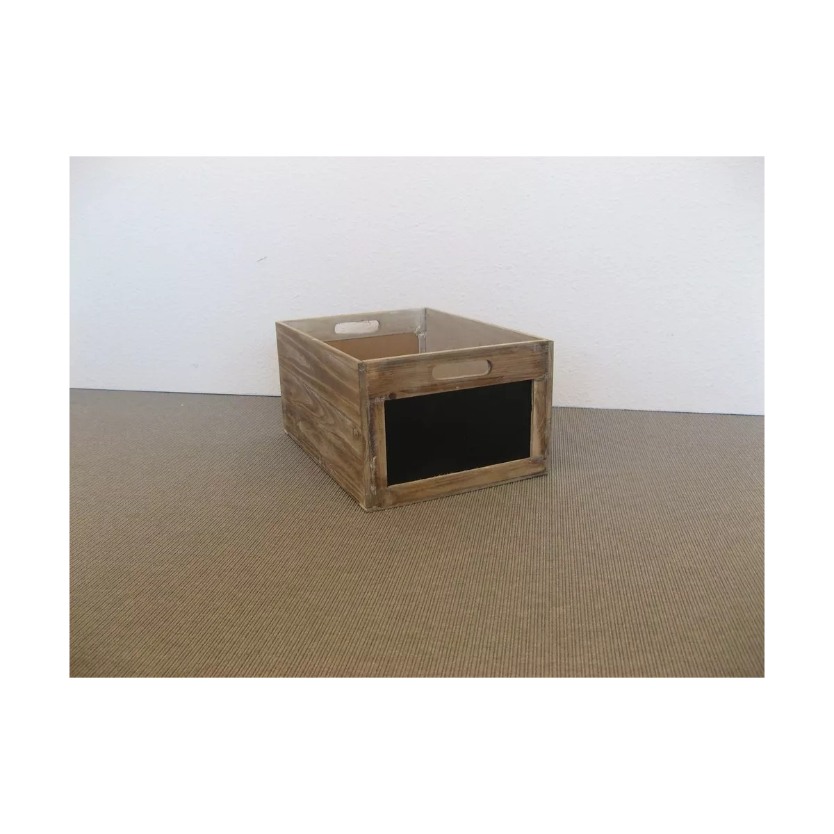 Casier Bois et tableau noir 39x24