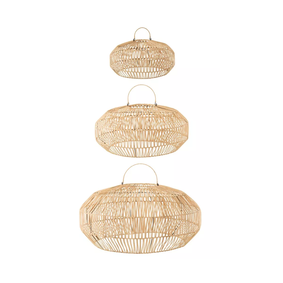 Suspension Ellis Rotin Naturel 60x60