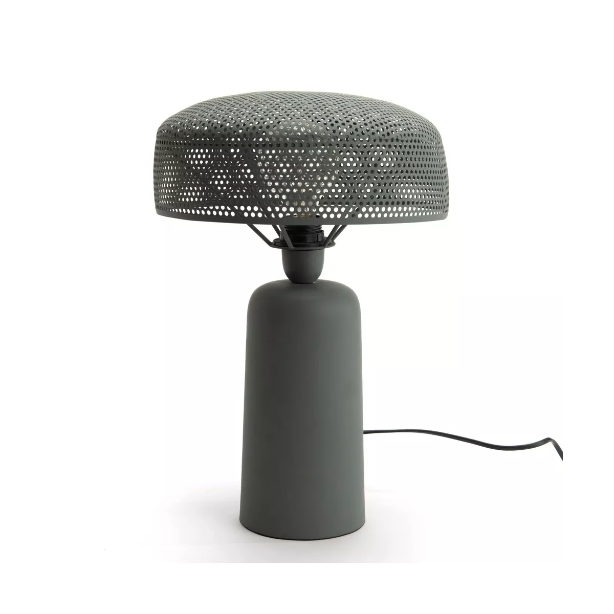 Lampe Aya Métal Vert Lichen H.41
