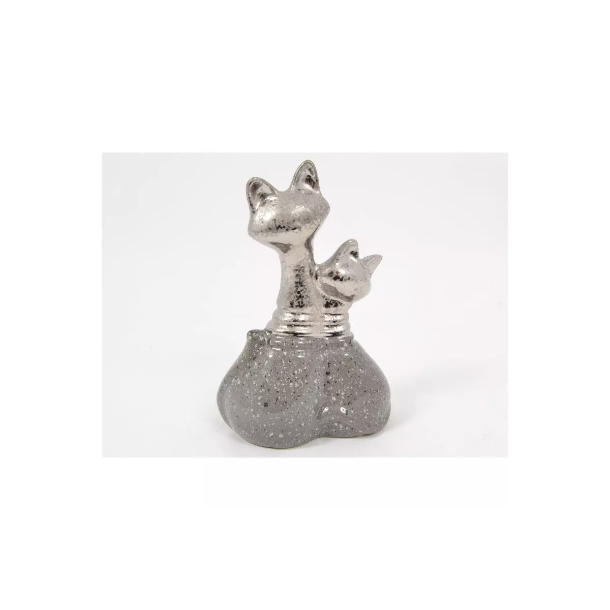 Sculpture Couple Chat H.30