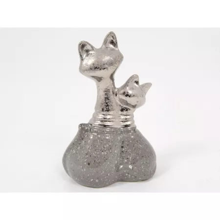Sculpture Couple Chat H.30