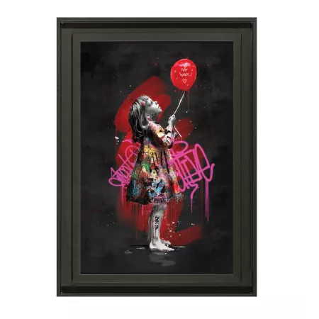 Tableau Romaric, la petite fille et le ballon 