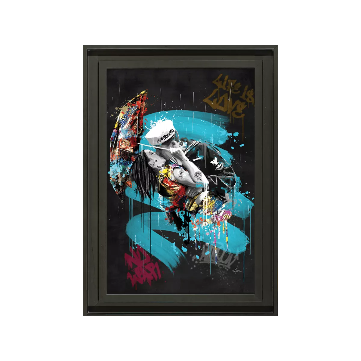 Tableau Romaric, Les Amoureux 50x70