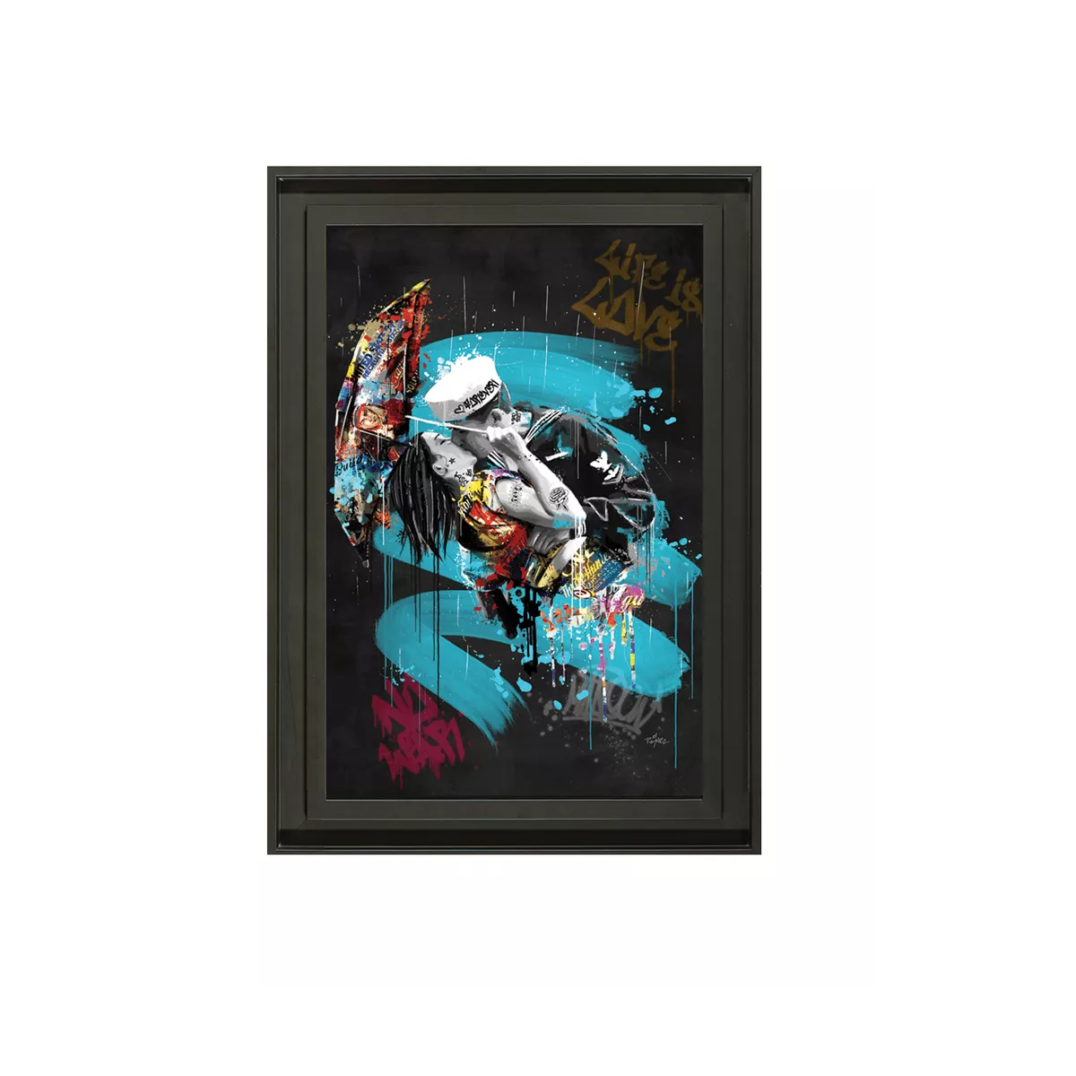 Tableau Romaric, Les Amoureux 50x70