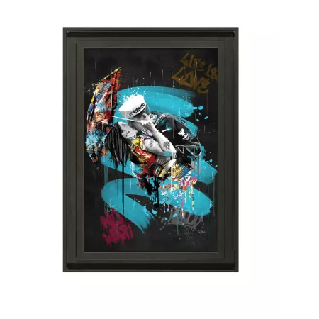 Tableau Romaric, Les Amoureux 50x70