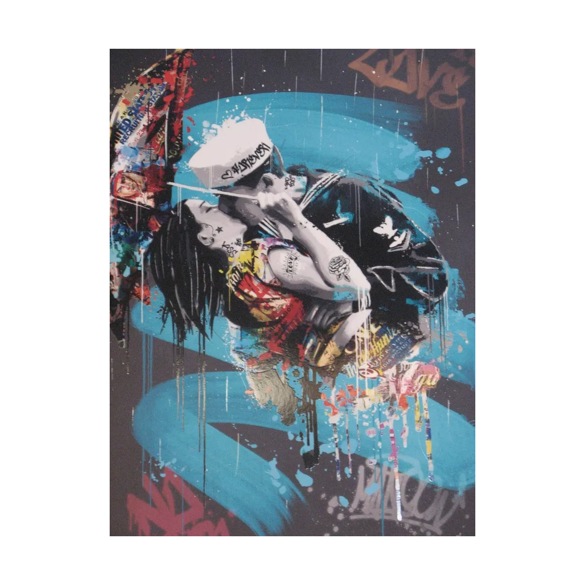 Tableau Romaric, Les Amoureux 50x70