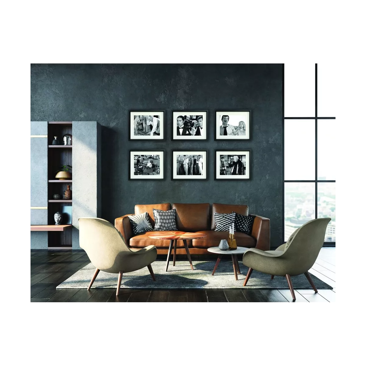 Tableau Image Belmondo et Delon 1