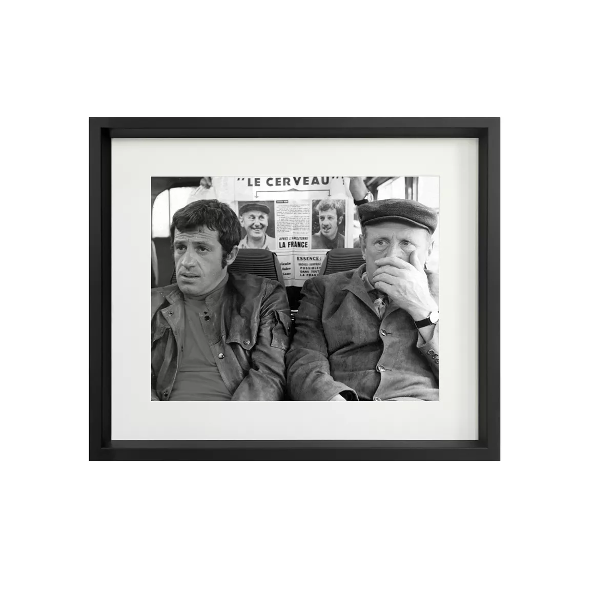 Tableau Image Belmondo et Bourvil