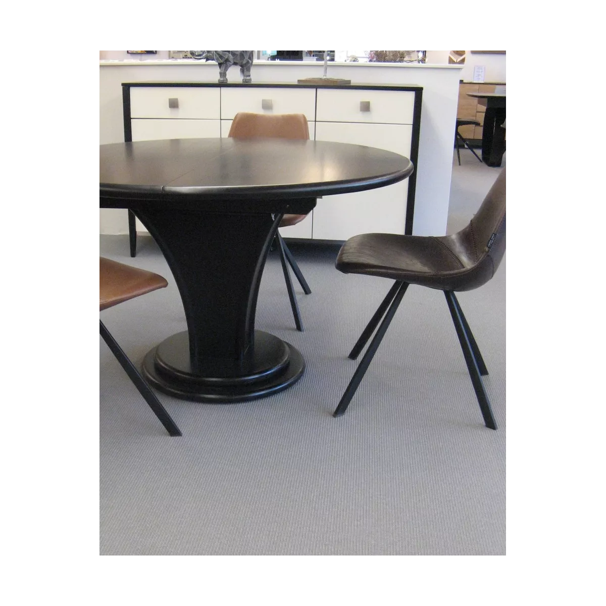 Table Talia Ronde Noir