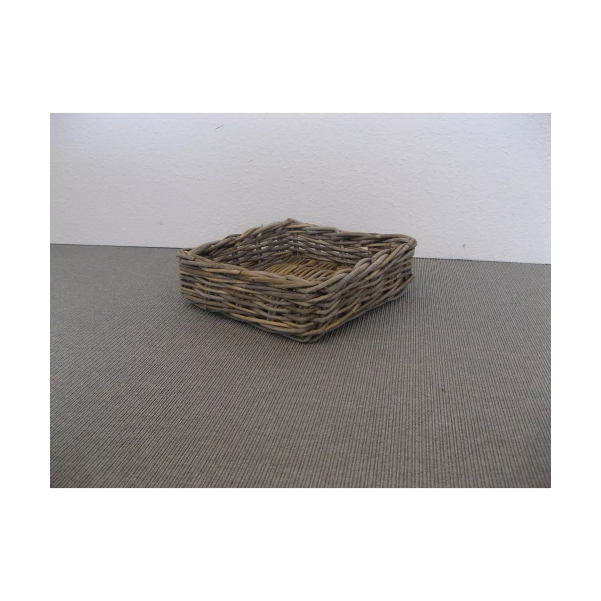 Corbeille Carré Rotin Kubu 31x31