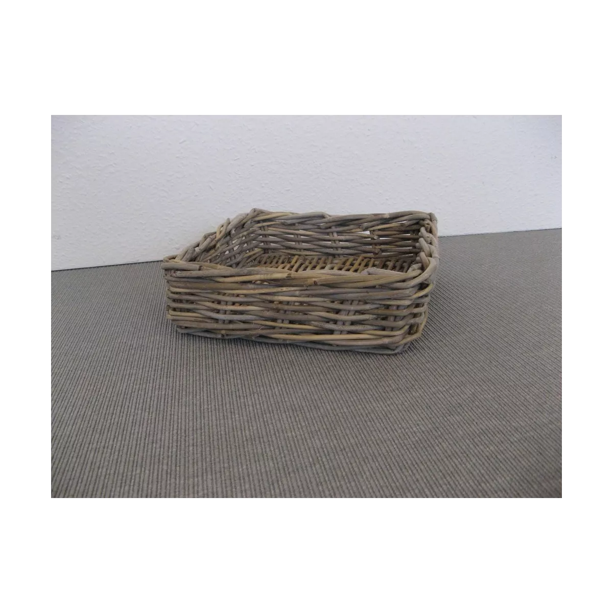 Corbeille Carré Rotin Kubu 31x31