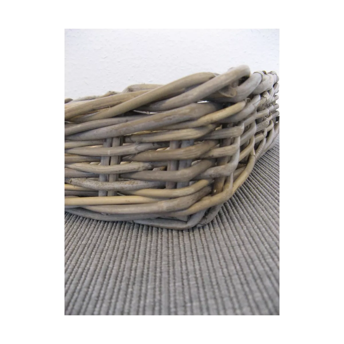Corbeille Carré Rotin Kubu 31x31