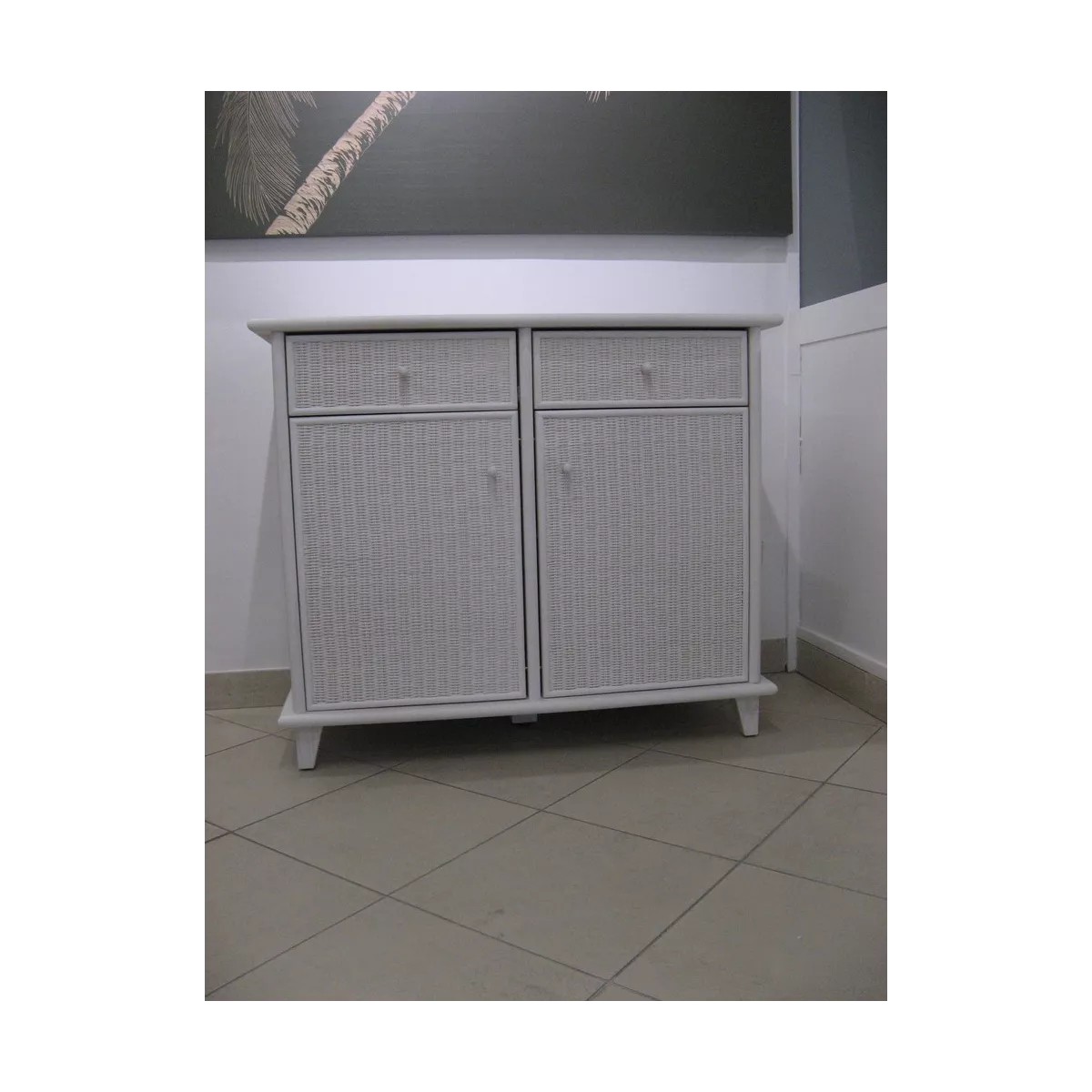Bahut Kota 2 Portes Blanc