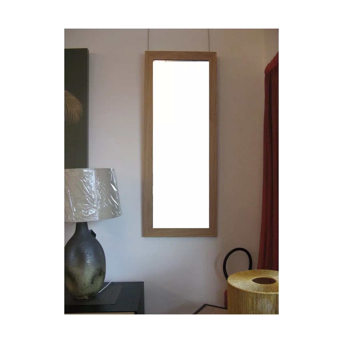 Miroir Douglas Bois Naturel 52x152