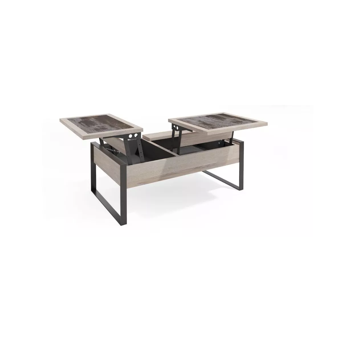 Table basse Glick  115 x 65 cm plateau relevable