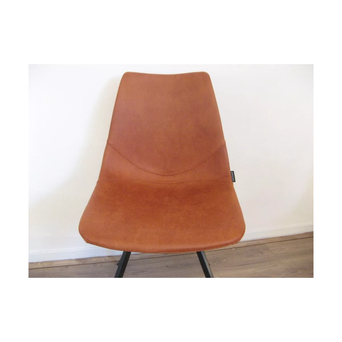 Chaise Happy Simili Terracotta